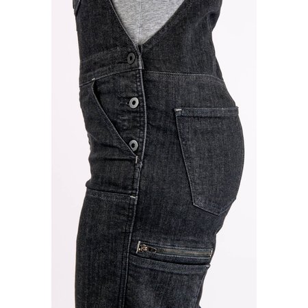 Dovetail Workwear Freshley Overall - Heathered Black Denim 22x32 DWF18O1D-001-22x32